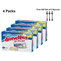 HOSTESS Powdered DONETTES Donuts Snack Pack, 8 count, 12.0 oz (2 Packs)