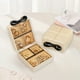 thumbnail image 1 of Caja de almacenamiento de plástico para joyas, portátil, con compartimentos, para guardar pendientes, organizador duradero, 7 rejillas, mini caja de almacenamiento de plástico, 1 of 6