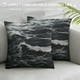 thumbnail image 3 of ARISTURING  Throw Pillow Cases Ocean Printed Square Pillowcase Soft Durable Decorative Cushion Cover for Couch Bed Sofa Bedroom, 3 of 5