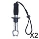 thumbnail image 1 of 2X agarre de pesca compacto de acero inoxidable pinza de labio de pescado herramienta de aparejos de pesca 2 piezas, 1 of 8