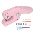 thumbnail image 3 of Handheld Sewing Machine Pink Household Small Portable Electric Double Thread Sewing Tool for DIY US Plug 110 to 240V, 3 of 14