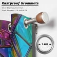 thumbnail image 2 of Stained Glass Outdoor Curtains for Patio Waterproof, Grommet Outdoor Privacy Panels, Vintage Abstarct Geometric Pattern Art Weatherproof Outside Curtains for Porch/Cabana 54"Wx95"L, 1 Panel, 2 of 8