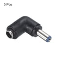 thumbnail image 3 of Uxcell DC Power Connector Adapter 90 Degree Angle Plug Coupler Converter 5, 3 of 6