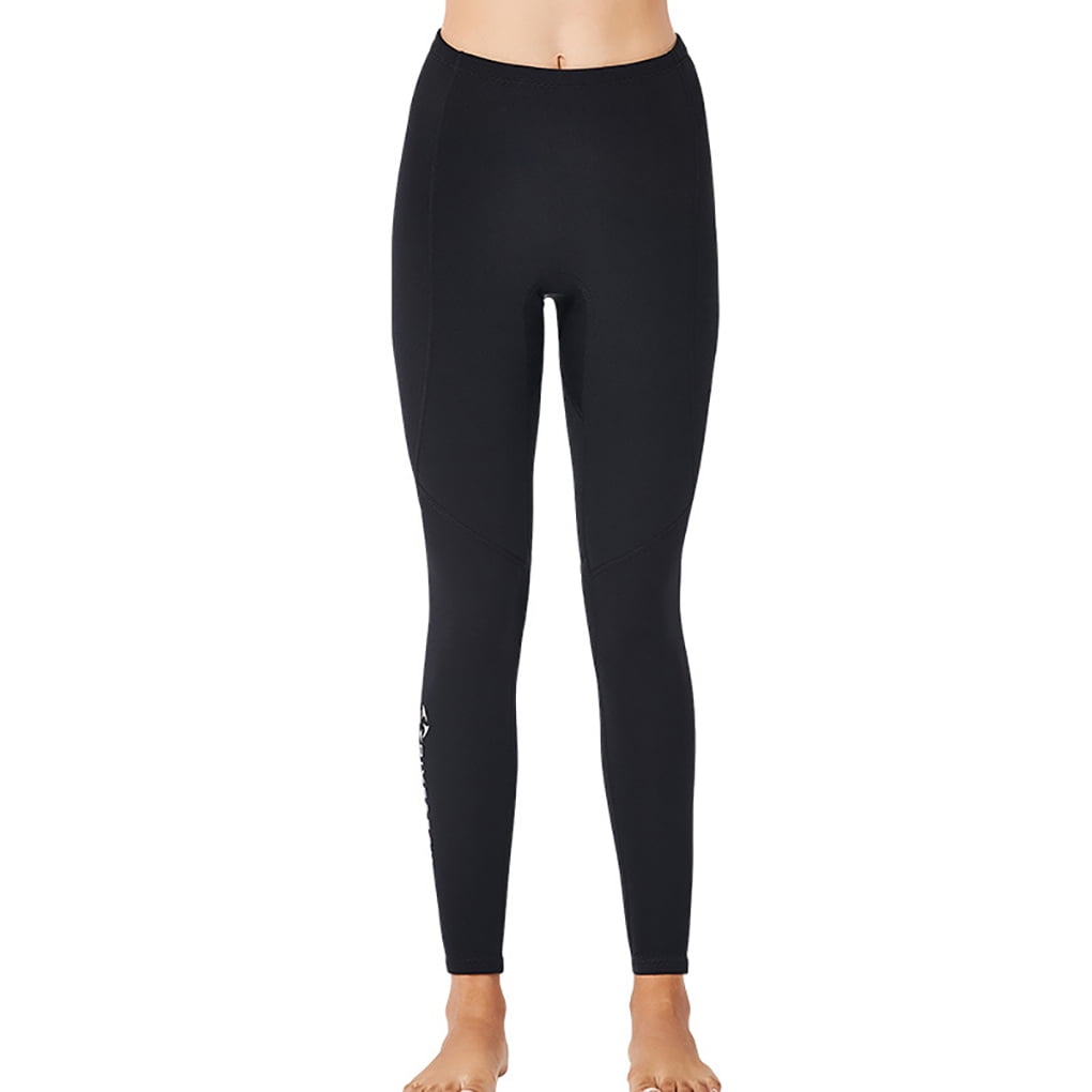 Maoww DIVE SAIL 2MM Wetsuit Pants Women Adults Tights Stretchy Trousers Diving Leggings for Diving Swimming Snorkeling Sailing Blck M Black L
