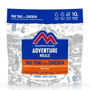 Mountain House Pad Freeze Dried Emergency Survival Backpacking and Camping Food Thai with Chicken - 6 Pouches