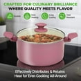 thumbnail image 4 of NutriChef 54-Piece Kitchen Cookware Set – Complete Non-Stick Ceramic Pots and Pans Set with Utensils, Bakeware, and Knife Set, Gas, Electric & Induction Compatible, Blush Pink Kitchen Essentials, 4 of 5