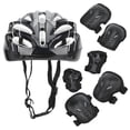 thumbnail image 3 of 7 en 1 Almohadilla de Codo de Rodilla Guardia de Muñeca, Concha Negra de Alta Densidad, Conchas de PE PE, Adultos, Patinador de Rollero, Juego de Equipeo de Protecció de 11, 3 of 7
