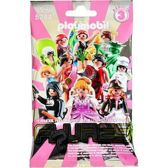 Playmobil Series 3 Pink & Silver Figures Series 3 Pink Mystery Pack