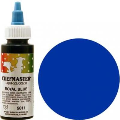 Chefmaster Liqua-Gel Food Colour - Royal Blue, 2.3 oz