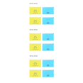 thumbnail image 4 of Redempat 4pcs/10pcs Masks Storage Box PP Portable Holder Organizer Face Masks Container Reusable Ouutdoor Dustproof Case 2*yellow+2*blue 3Set, 4 of 6
