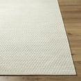 thumbnail image 5 of Mark&Day Wool Rugs, 5x7 Emanuela Cottage Off-White Checkered Rug, Silver White Carpet for Living Room, Bedroom or Kitchen (5' x 7'6"), 5 of 7