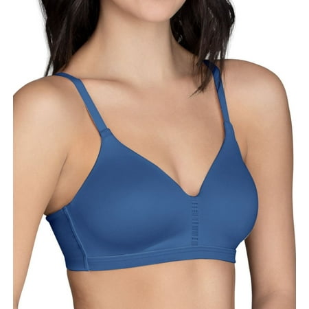 

Women s Vanity Fair 72282 Beyond Comfort Full Coverage Wirefree Bra (Blue Dusk 42D)