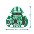 thumbnail image 4 of Placa protección del cargador 8A 3S12V 18650 contra sobrecarga para 3 celdas Li-Ion, 4 of 9