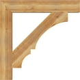 thumbnail image 3 of Ekena Millwork 6"W x 40"D x 40"H Balboa Block Rough Sawn Bracket, Western Red Cedar, 3 of 4