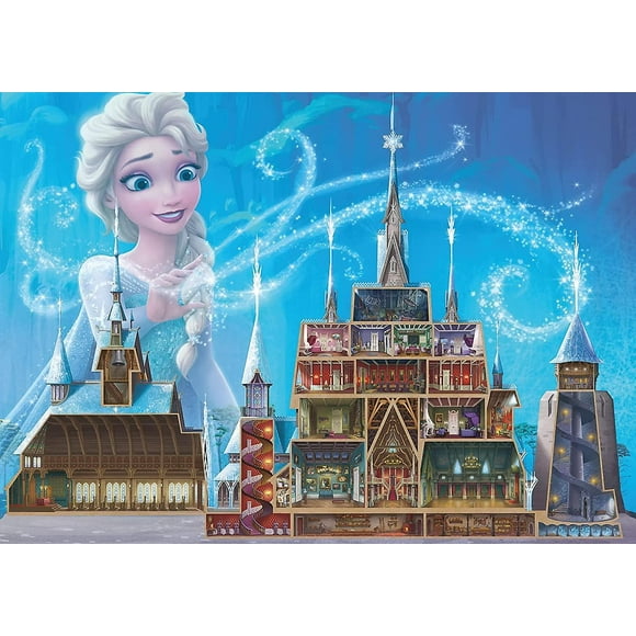Disney Elsa Castle Jigsaw Puzzle (1000 Pieces)