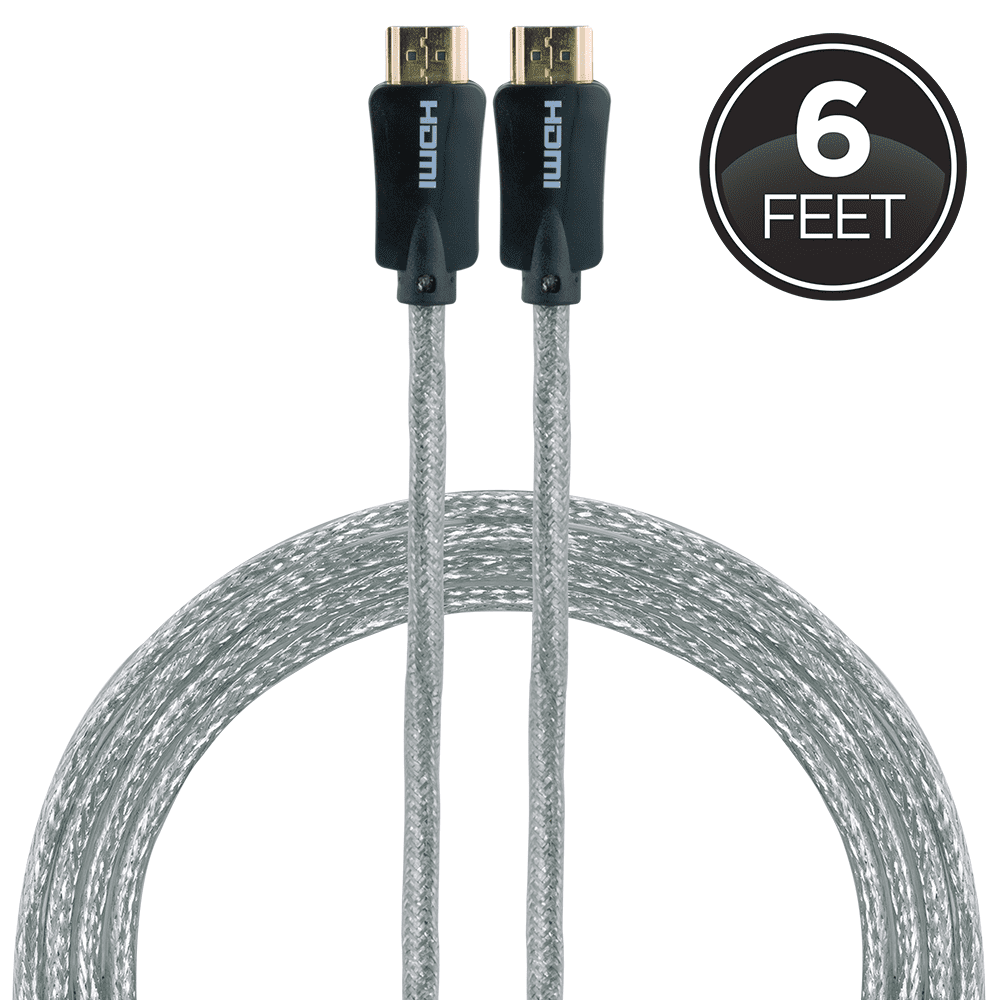GE Premium HDMI Cable with 6 ft., Full HD 1080P 4K Walmart