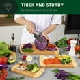 thumbnail image 2 of Royal Craft Wood Bamboo Cutting Board Set of 3 – Wooden Cutting Boards for Kitchen, Large Cutting Board Set of Wood Cutting Boards for Kitchen, Food Prep for Meat, Cheese & and Vegetables, 2 of 7