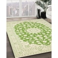 thumbnail image 2 of Ahgly Company Indoor Rectangle Traditional Yellow Green Medallion Area Rugs, 2' x 4', 2 of 6