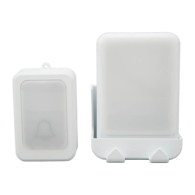 Kit De Timbre De Puerta Inalámbrico, Base Independiente, Timbre Intermitente LED, Múltiples Tonos De Llamada Para Aula Para Sordos Y Mudos