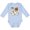 AE-Light Blue, variant on Halloween Ghosts Boys or Girls Long Sleeve Baby Bodysuit