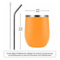 thumbnail image 4 of Vaso Termico Acero Inoxidable Labg 12oz Color Naranja, 4 of 5