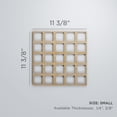thumbnail image 3 of Ekena Millwork 11 3/8"W x 11 3/8"H x 1/4"T Small Manchester Decorative Fretwork Wood Wall Panels, Hickory, 3 of 18