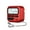 Red Retro BB Machine + Hanging Chain, variant on Pager Cases for AirPods 4 Case Cover 2024,Sturdy Hard PC Protective for Apple AirPods 4th Generation Case for Men Women,AirPods 4 Accessories with Keychain