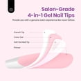 thumbnail image 3 of Press On Nails Beetles X Press Plus French Tip Petal French, 3 of 8