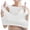 A1 White, variant on Koadzawe Women's Seamless Sports Bra, Wireless Pullover Crop Tank Bralette with Wide Straps, Stretch Support for Yoga, Workout, Training, Sleep, Lounge and Daily Wear Black L