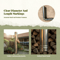 thumbnail image 4 of Abbraccia Chimenea acero inoxidable exterior, 4 of 6