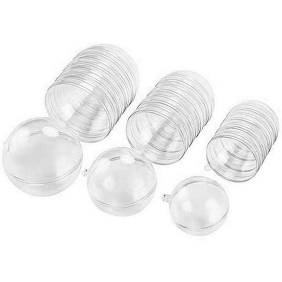 30Pcs Plastic Hollow Christmas Hollow Decoration Window Transparent Candy Packaging Box