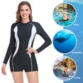 thumbnail image 1 of Traje De Baño Damas Traje de baño atlético de playa transpirable Traje de surf ligero para deportes acuáticos Sywqhk Para Estrenar, 1 of 4