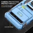 thumbnail image 3 of KOMI Designed for Google Pixel 8 Pro Case,with Camera Cover and Ring Stand, [Military Grade Shockproof Phone Case] for Pixel 8 Pro Case, Sky Blue, 3 of 5