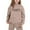 Khaki, variant on lnmuld Two Piece Outfits Stylish Girls Winter Outfit Set Cozy Printed Hooded Sweatshirt Ensemble for Casual Wear with Easy Care Instructions Solid Color Size:6-7 Years