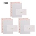 thumbnail image 2 of serony Envelope Kawaii Writing Stationery Paper Letter Papers Lightweight Transparent Sealed Label Flower/Animal Envelopes Theme Party Type1, 2 of 9