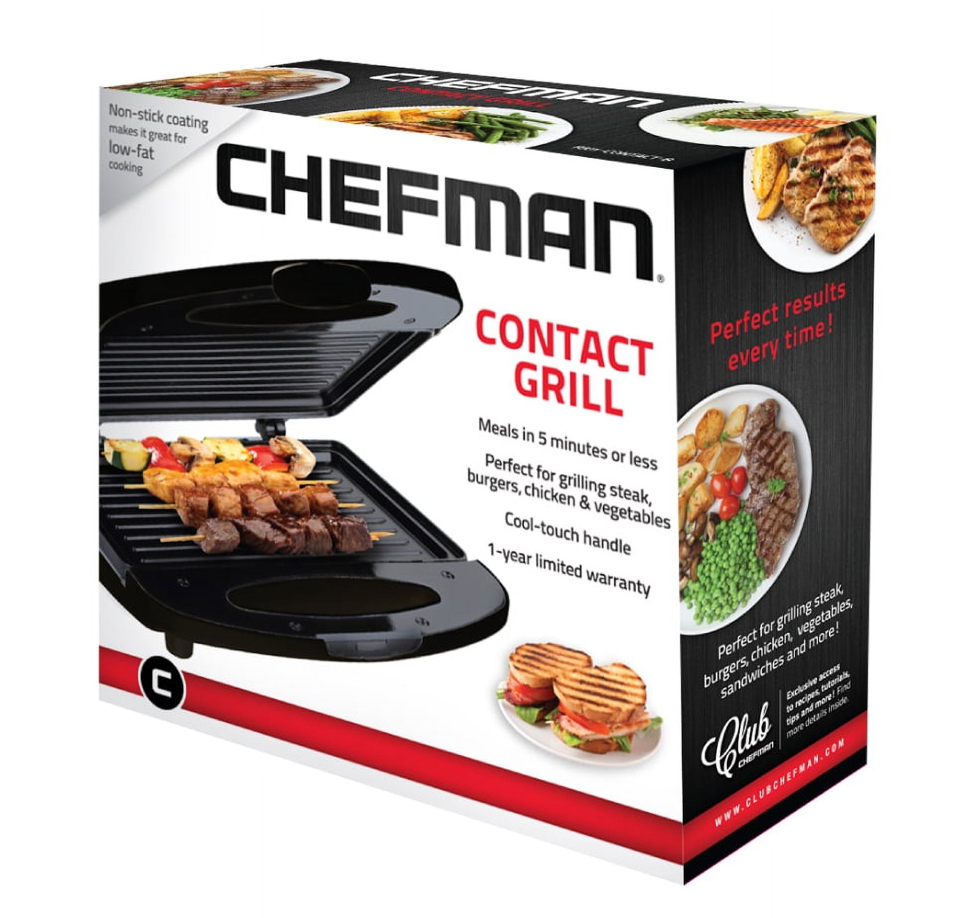 Chefman Electric Indoor Grill $19.99