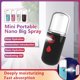 thumbnail image 3 of Rociador facial mini carga usb 200 mAh Humidificador interior de la oficina al aire libre hotel nebulizador equipo de cuidado de la piel rojo negro Inevent CE004139-01B, 3 of 7
