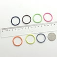 thumbnail image 4 of 50PCS Girls Colorful Nylon Elástico Hair Loop Set Hair Ties Band Diadema para niños Ponytail Holder Meterk 4#, 4 of 6