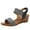 Black, variant on QNANSPI Women's Wedge Heel Shoes, Summer Casual Footwear for Women, Women Thick Sole Slide On Footwear With Closed Toe Look In Airy Style Summer Casual Shoes