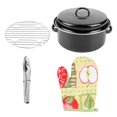 thumbnail image 2 of Portable Barbecue Pot Sweet Potato Meat BBQ Grill Pot With Lid For Home Use, 2 of 8