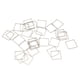 thumbnail image 2 of 30 Uds DIY colgantes de marco hueco artesanía de resina biseles abiertos suministros de joyería accesorio forma cuadrada S, 2 of 5