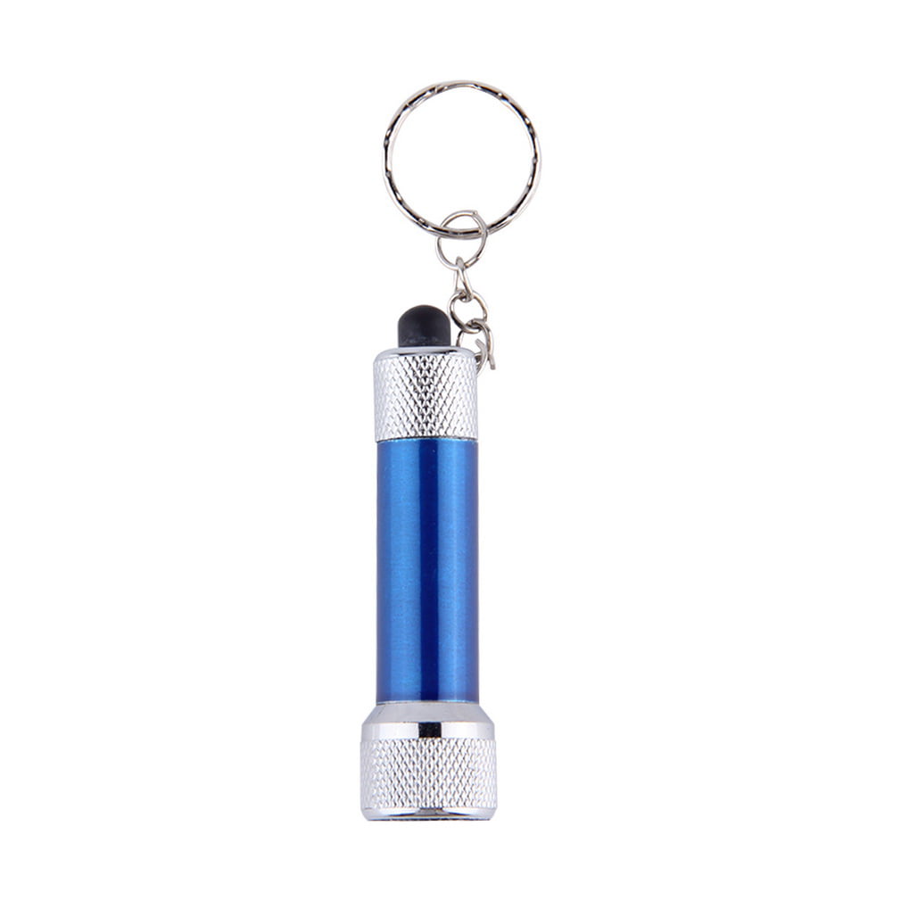 PRINCER 3 in 1 Keychain Flashlight Compass Whistle Camping Survival Hiking Tool LED Mini Torch Ultra-Bright Outdoor Waterproof Camping Walking Hiking Climbing 