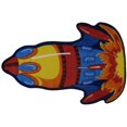 thumbnail image 1 of Tapis amusant pour enfant Fusée multicolore nylon, 1 of 2