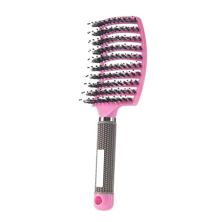 Hairstreaq Detangling Brush, Voremy Magical Brush Detangler, Girls Hair Brush, Vented Detangling Brush, Fast Drying Styling Massage Hairbrush for Women, Girls (Pink)