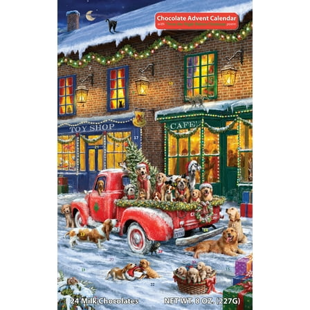 Doggone Christmas Chocolate Advent Calendar by Vermont Christmas Company