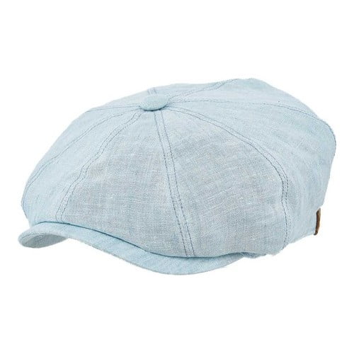 Made in Germany Stetson Hatteras Linen Checked Cap Men