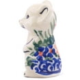 thumbnail image 3 of Polish Pottery 2¾-inch Mouse Figurine (Blissful Daisy Theme) Hand Painted in Boleslawiec, Poland + Certificate of Authenticity, 3 of 6