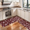 thumbnail image 3 of Kitchen Rugs Sets Of 2,Red Christmas Plaid Deer and Tree Pattern Anti Fatigue Kitchen Mat Rugs Non Slip Washable,Decorative Kitchen Floor Mats for Kitchen,Sink,Laundry,17"X47", 3 of 5
