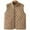 Khaki Puffer Vests for Women, variant on Nfurl Women's Plus Size Quilted Vests Warm Thick Solid Color Sleeveless Vest Jackets with Pockets Casual Outerwear Fall Winter Coats Beige XXXXXL