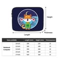 thumbnail image 4 of LNWH Japanese Cute Dog Pattern Laptop Sleeve, Notebook Computer Pocket Tablet Briefcase Carrying Bag, 13 inch Laptop Case, 4 of 8